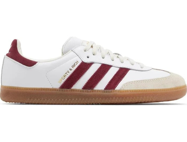 Adidas x Sporty & Rich Samba OG 'White Core Burgundy' - UNTIED AU