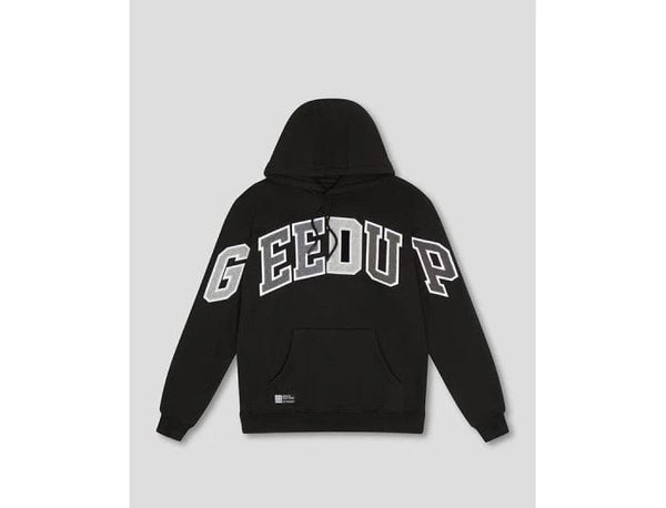 Geedup Team Logo Hoodie "Black Monochrome" - UNTIED AU