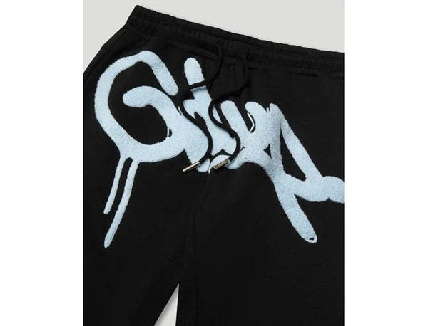 Geedup Team Logo Trackpants 'Black Baby Blue' - UNTIED AU