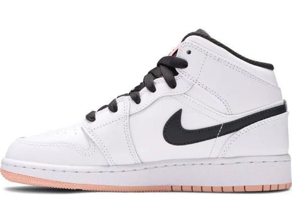 Nike Air Jordan 1 Mid 'White Arctic Orange' Women's (GS) - UNTIED AU