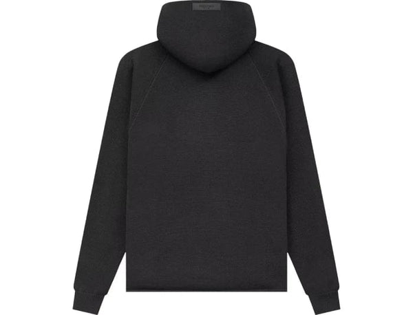 Fear of God Essentials 1977 Knit Hoodie 'Black Iron' (SS22) - Untied AU